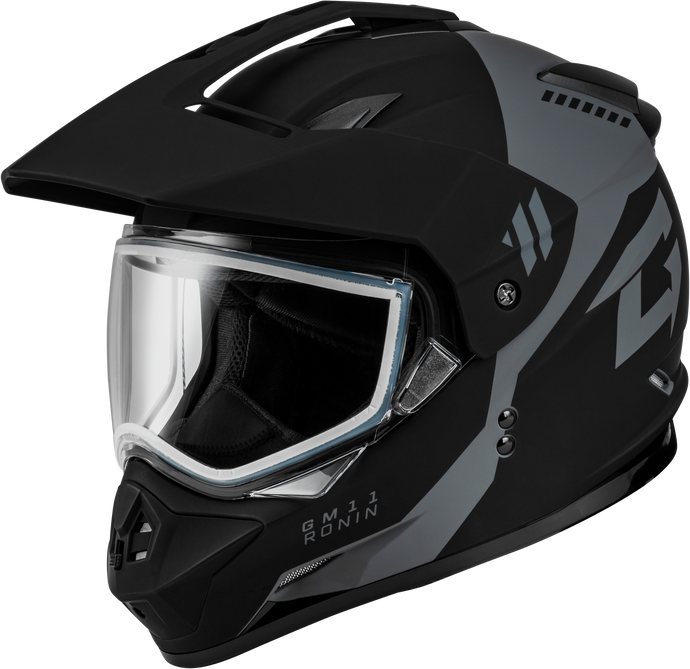 GM-11 RONIN HELMET MATTE BLACK/SILVER SM A1115814 image 1