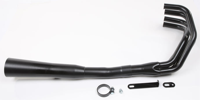 4 INTO 1 MEGAPHONE EXHAUST SYSTEM BLACK 501-0501 image 1