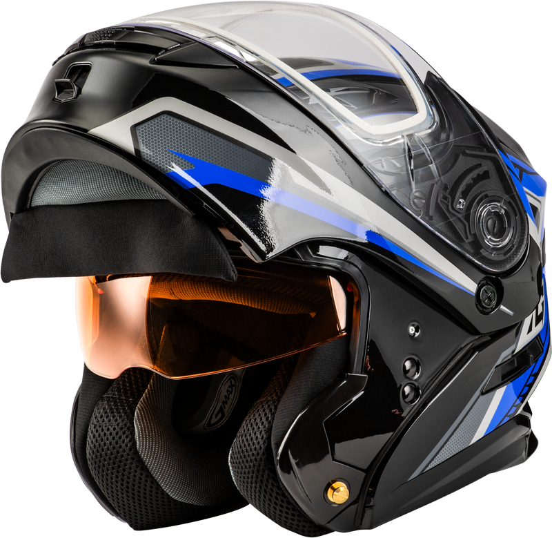 Load image into Gallery viewer, MD-01S TRANSISTOR SNOW HELMET BLUE/BLACK XL M20139437 image 5
