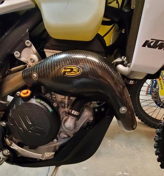 HEAT SHIELD CARBON FIBER KTM/HUS 201056 image 1