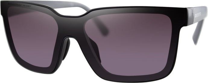 BOOST SUNGLASSES MATTE BLACK W/GREY/PURPLE/SLVR MIR BBST001H image 1
