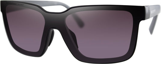 BOOST SUNGLASSES MATTE BLACK W/GREY/PURPLE/SLVR MIR BBST001H image 1