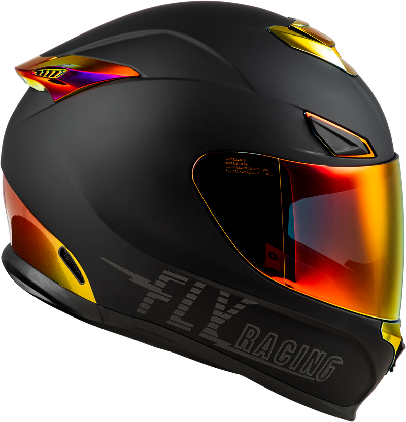 Load image into Gallery viewer, SENTINEL RECON HELMET MATTE BLACK/FIRE CHROME MD 73-8427M image 4
