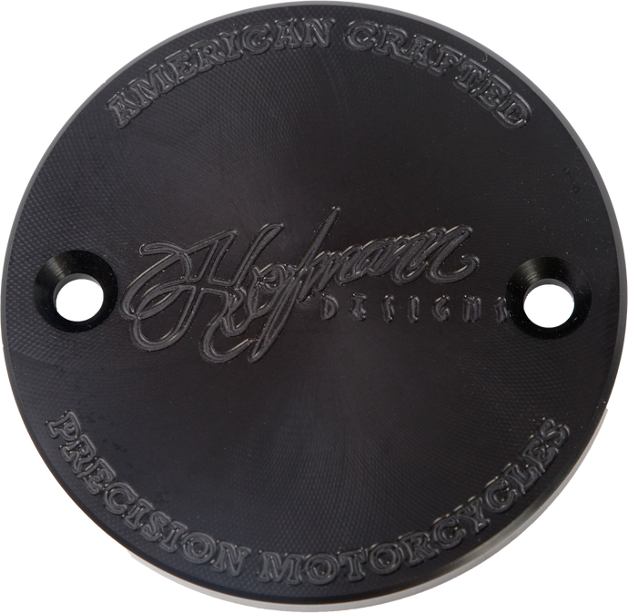 H/D BILLET TIMER COVER BLACK M8 HDB-1011B image 1