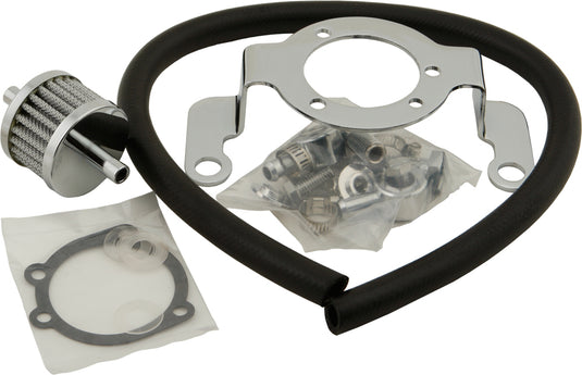 BRACKET/BREATHER KIT EVO B/T CRANK 120040 image 1