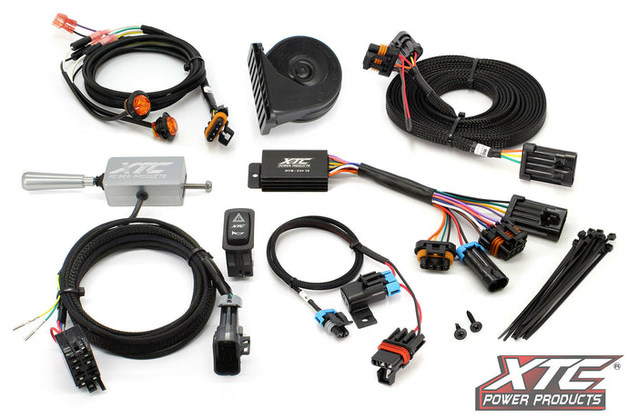 ATS KIT W/BILLET COLUMN LEVER ATS-L-POL-RBU image 1