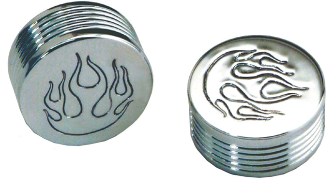 BOLT COVER M10 FLAME HEX HEAD 4/PK MCS033 image 1