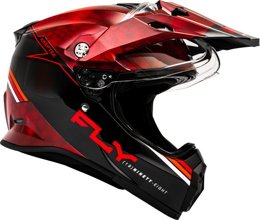 TREKKER KRYPTEK CONCEAL HELMET RED/BLACK XS 73-7029XS image 5
