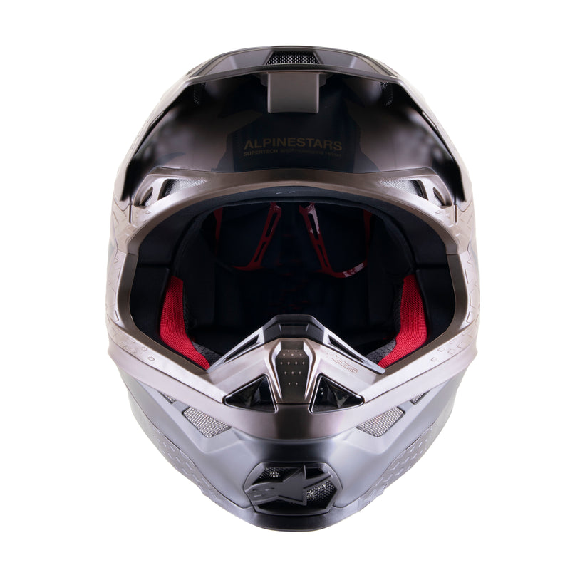Load image into Gallery viewer, S-M10 LE SQUAD 23 HELMET DARK BROWN/KANGAROO GOLD SM 8302823-839-S image 3
