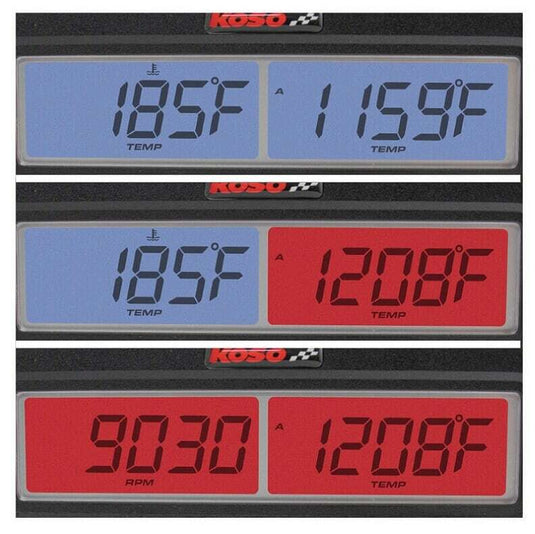 DUAL EGT GAUGE RPM  WATER TEMP FAST REACTING BA006010-X image 2