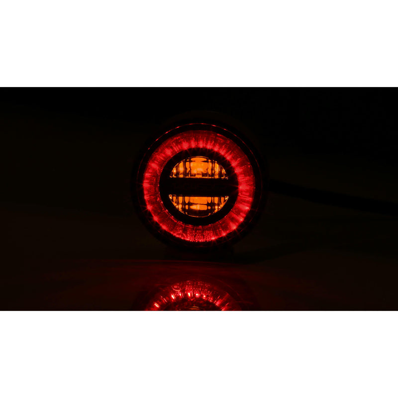 Load image into Gallery viewer, ROCKET TS/TAIL/BRAKE LIGHT PAIR SMOKED LENS BLACK 254-340 image 3
