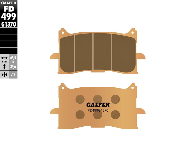 BRAKE PADS SINTERED FD499G1370 FD499G1370 image 1