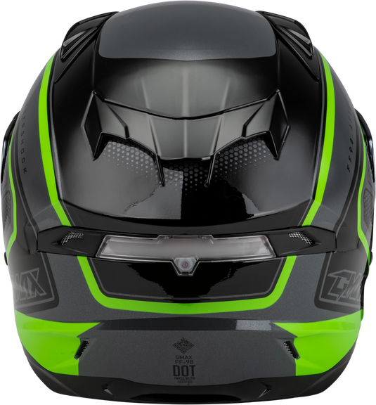 FF-98 AFTERSHOCK HELMET GREY/NEON GREEN 2X F1984768-ECE image 4