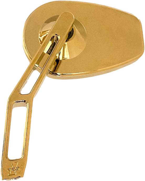 MICRO MIRROR V2 CUT STEM LEFT GOLD TIN 102100TIN image 1