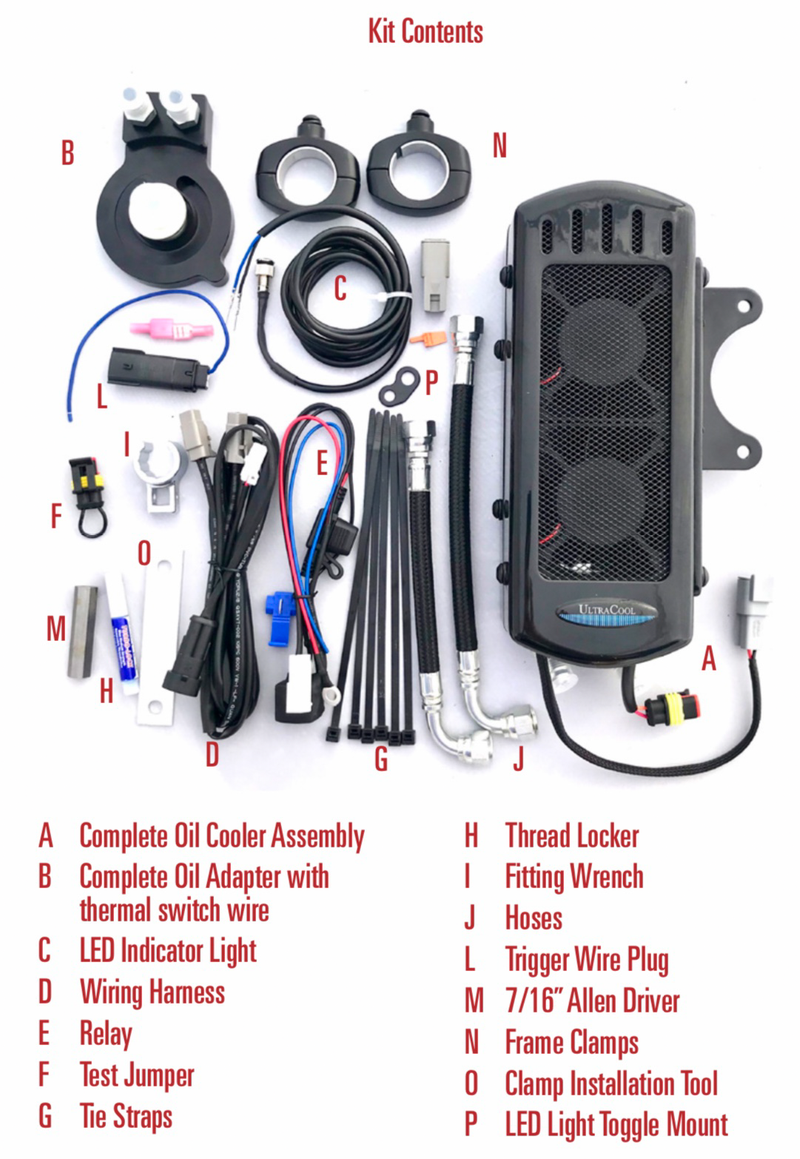 Load image into Gallery viewer, SIDE MOUNT OIL COOLER M8 TOURING `17-23  CHROME SMT8-1C image 2
