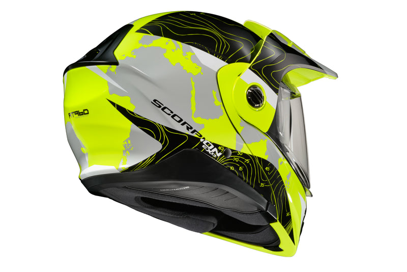 Load image into Gallery viewer, EXO-AT960 MODULAR HELMET TOPOGRAPHIC HI-VIS/BLACK XL 96-1056 image 3
