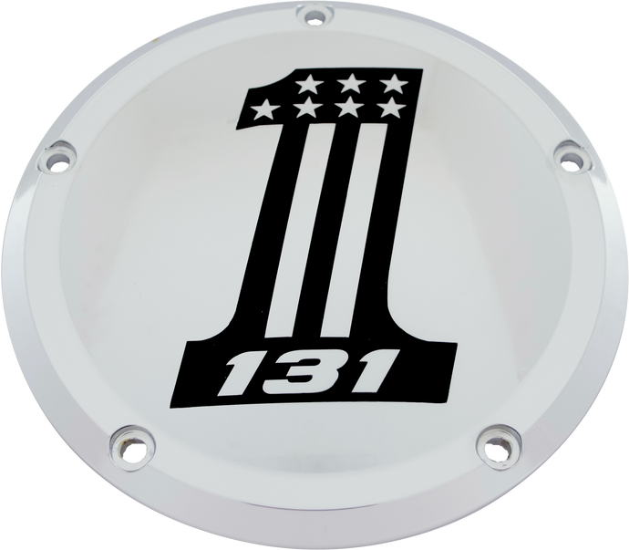 6   M8 SOFTAIL DERBY COVER 131 CHROME 131-14-67 image 1