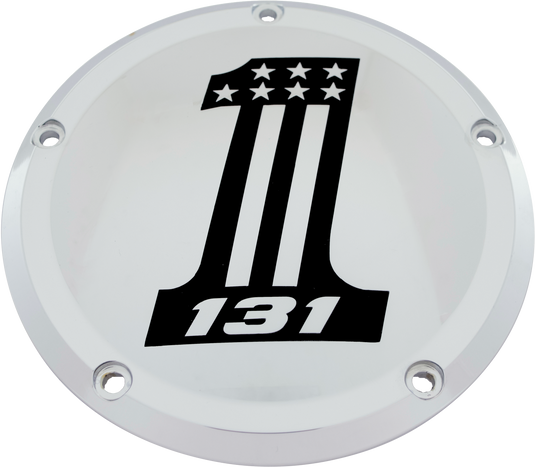 6   M8 SOFTAIL DERBY COVER 131 CHROME 131-14-67 image 1