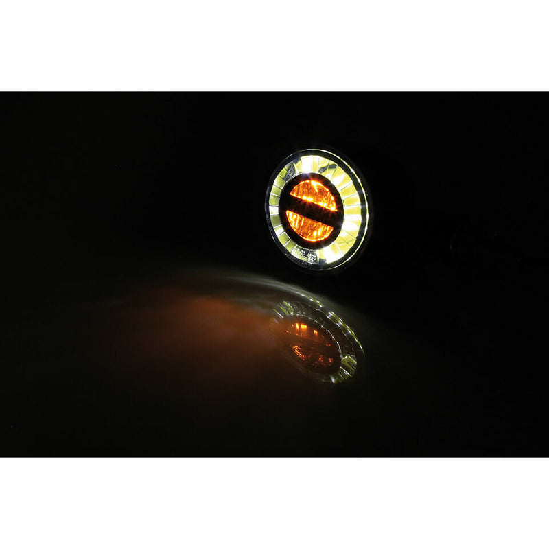 Load image into Gallery viewer, ROCKET BULLET TURN SIGNAL/DRL PAIR SMOKED LENS BLACK 204-348 image 2
