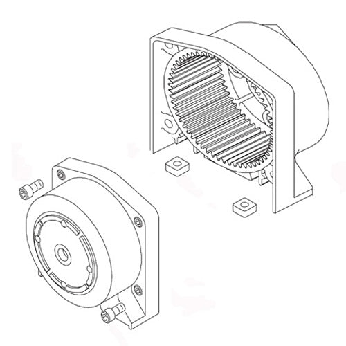 REPL.END HOUSING & CLUTCH ASSEMBLY FOR 6212002 WINCH/PAIR