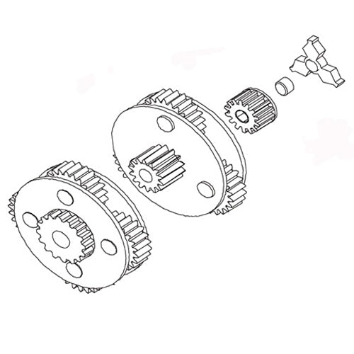 REPLACEMENT GEAR KIT FOR 6212002 WINCH