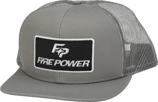 FLAT BILL PATCH HAT GREY 99-8106 image 1