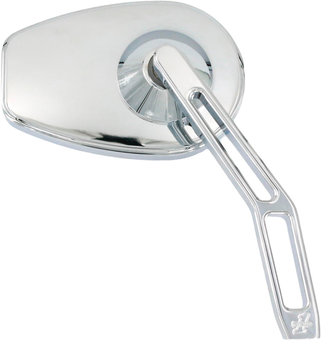 MICRO MIRROR V2 CUT STEM RIGHT CHROME 102110 image 1