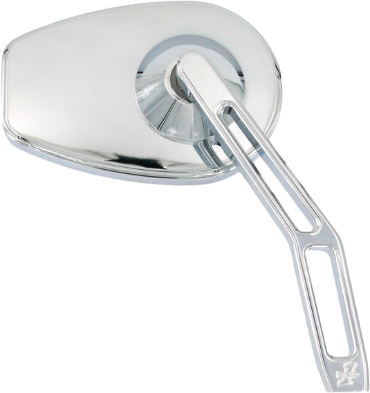 MICRO MIRROR V2 CUT STEM RIGHT CHROME 102110 image 1