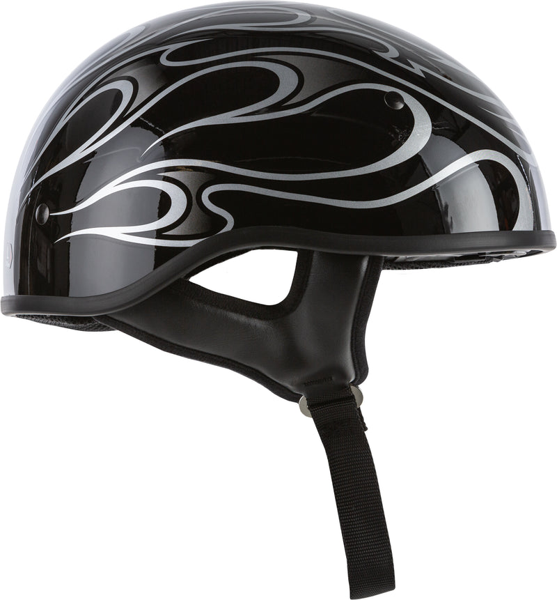 Load image into Gallery viewer, .357 FLAME HALF HELMET GLOSS GREY XL 73-8213-5 image 2
