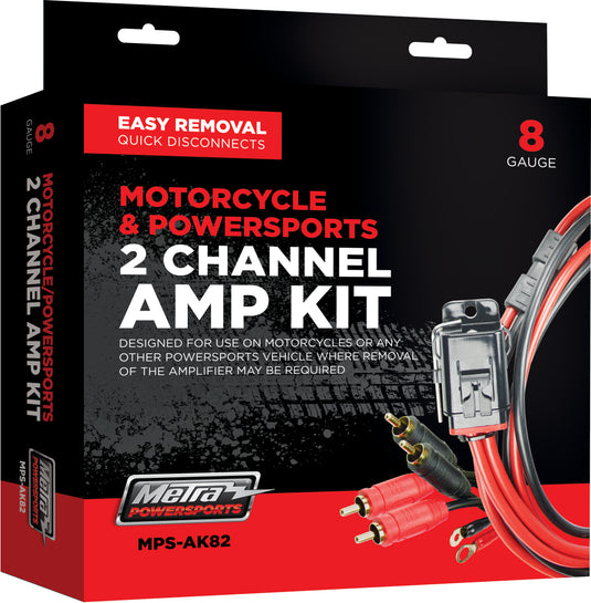 2 CH MC AMP INSTALL KIT 8GA MPS-AK82 image 3