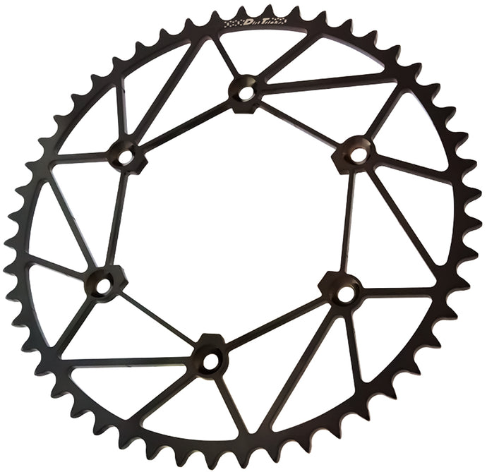 REAR SPROCKET CHROMOLY STL/ZIR 49T-520 BLK KAW KX-49-D-B image 1