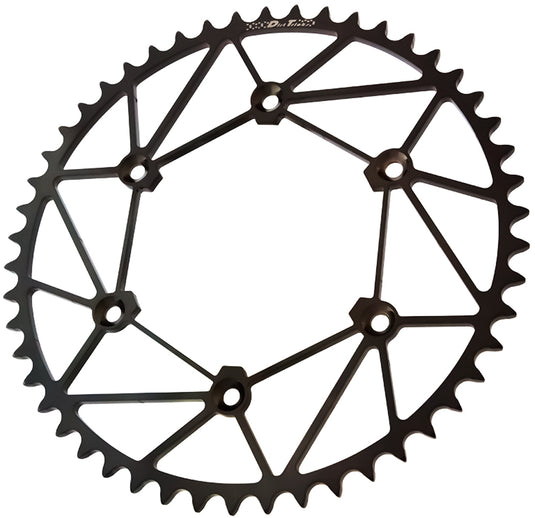 REAR SPROCKET CHROMOLY STL/ZIR 49T-520 BLK KAW KX-49-D-B image 1