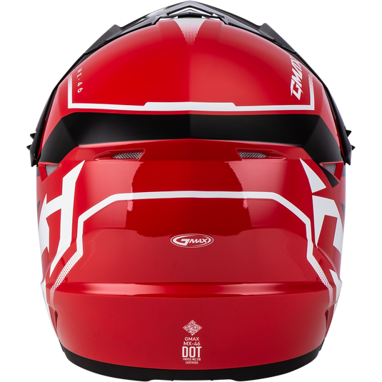 MX-46 COMPOUND HELMET RED/BLACK/WHITE LG D3464756 image 4