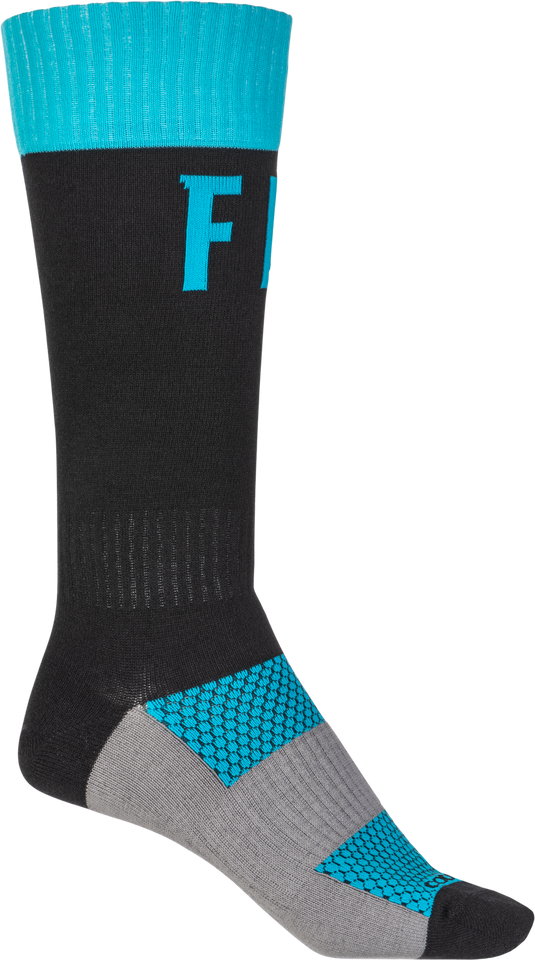MX PRO SOCKS BLUE/BLACK LG/XL 350-0531L image 1