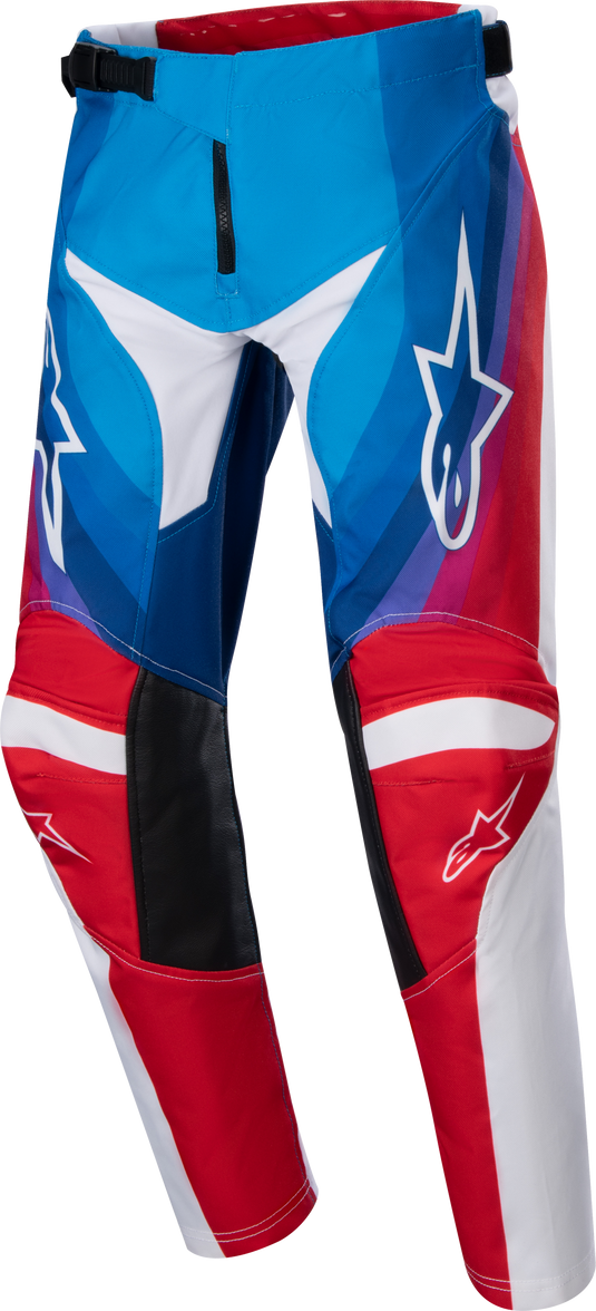 YOUTH RACER PNEUMA PANTS BLU/MARS RED/WHITE SZ 28 3746924-736-28 image 1