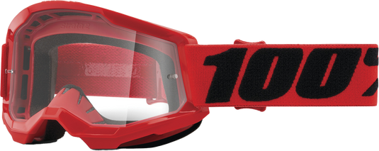 STRATA 2 JUNIOR GOGGLE RED CLEAR LENS 50031-00004 image 1