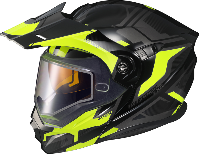 EXO-AT950 HELMET ELLWOOD GLOSS BLACK/HI-VIS SM (DUAL) 95-1723-SD image 1