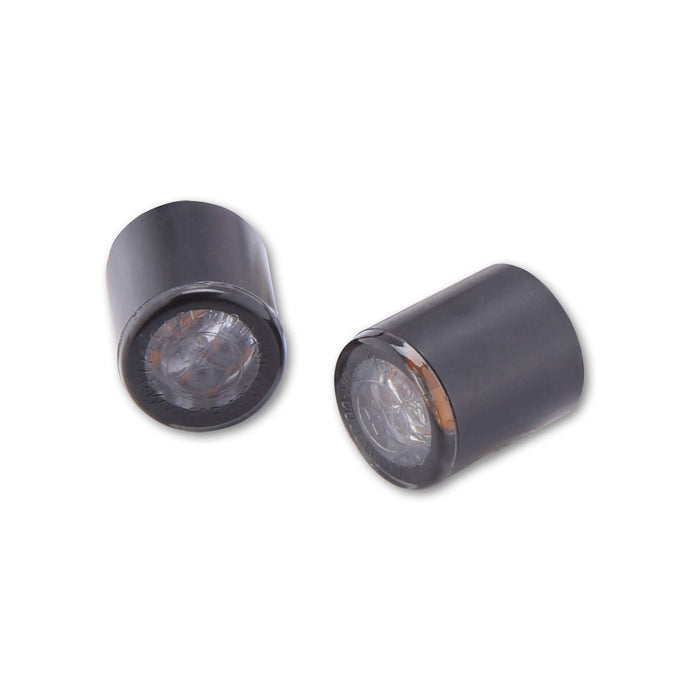 PROTON TURN SIGNAL / DRL PAIR SMOKED LENS BLACK 204-532 image 1