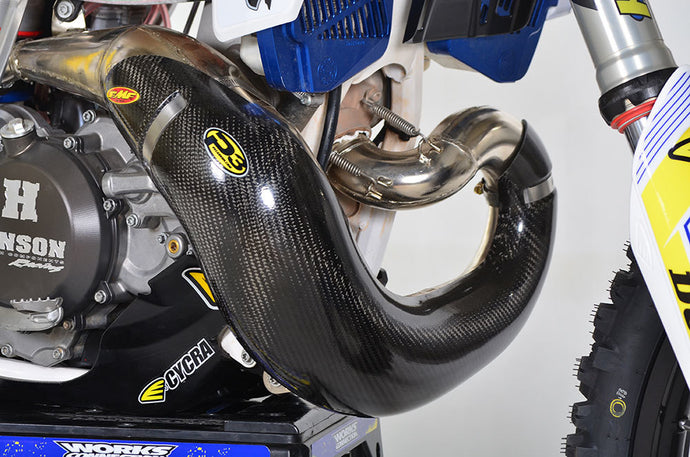 PIPE GUARD CARBON FIBER 101066-FMF image 1