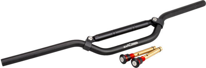 EXPLORER HANDLEBAR S-1 SPORT TYPE BLACK ZE07-0100 image 1