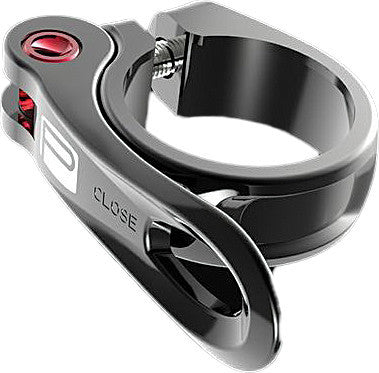 QR-1 SEAT CLAMP 31.8 BLACK ST3533 image 1