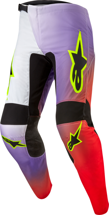 FLUID LUCENT PANTS WHT/NEON RD/YLW FLUO SZ 40 3723724-2029-40 image 1