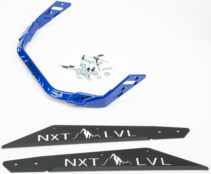 NXT LVL REAR BUMPER BLACK/BLUE POL D-NXPRB226-FBK/PBL image 1