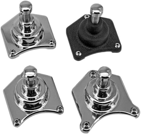BILLET SOLENOID END COVER BLK `90-UP BIG TWIN SPORTSTERS 302931 image 1