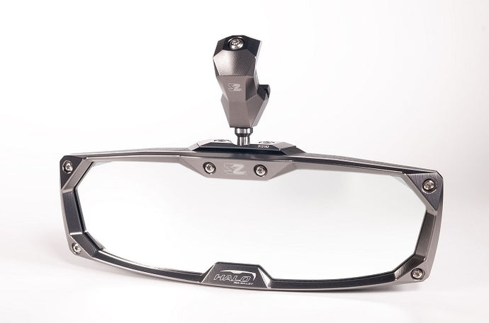 HALO-RA REAR VIEW MIRROR BILLET BEZEL - PRO-FIT