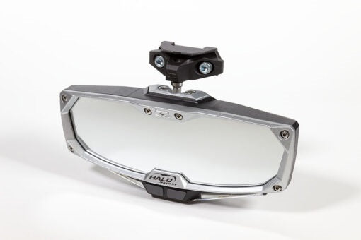 HALO-RA LED REAR VIEW MIRROR W/CAST ALUMINUM BEZEL  RZR PRO XP