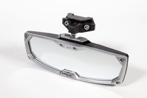 HALO-RA CAST REAR VIEW MIRROR W/CAST ALUMINUM BEZEL RZR PRO XP