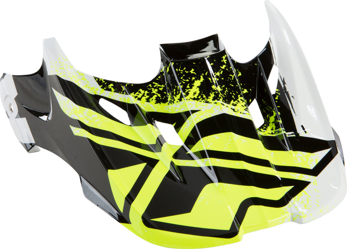 KINETIC BURN VISOR BLACK/WHITE 73-47941 image 1