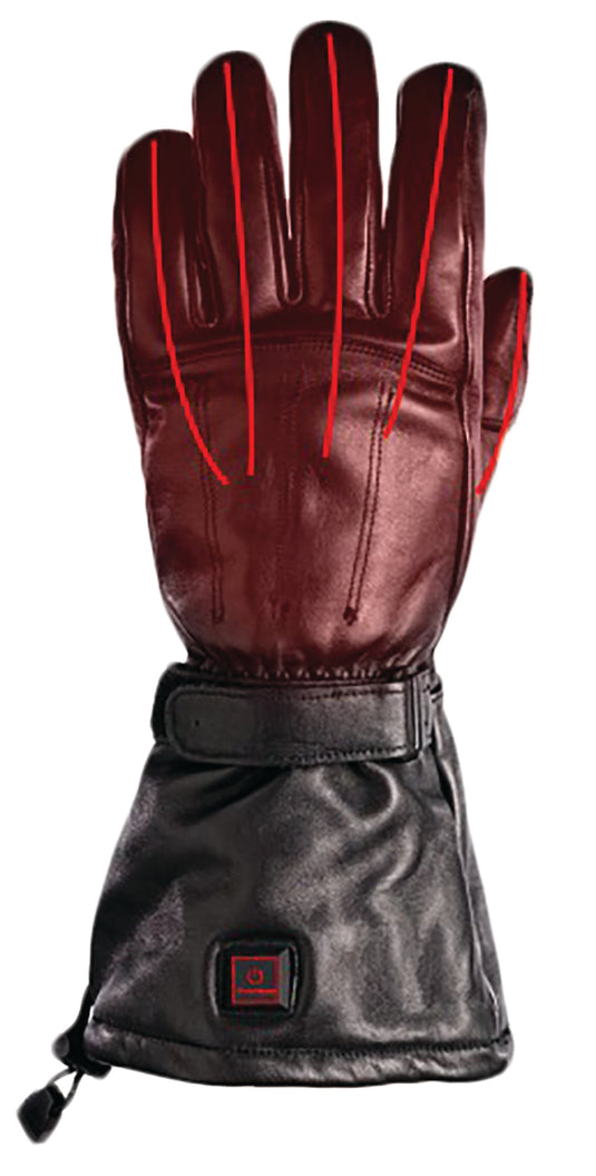 12 ALL LEATHER GLOVE S BLACK MC1645 S image 2