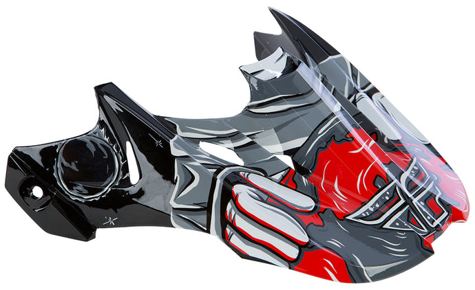 KINETIC INVAZION VISOR GREY/BLACK 73-47922 image 1